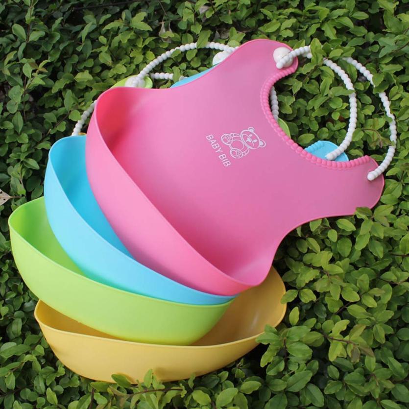 Silicone Baby Bibs Waterproof Feeding Bibs